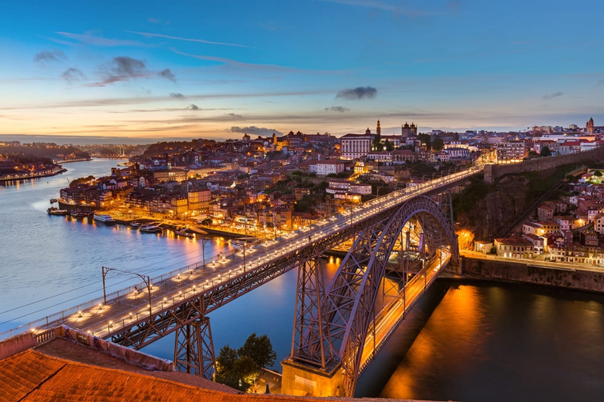 sunset-porto-portugal